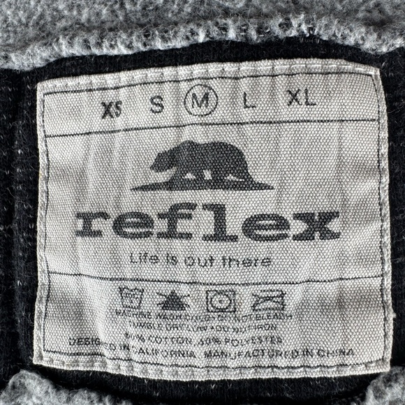 Reflex Black Zip-Up Hoodie - Picture 4 of 6